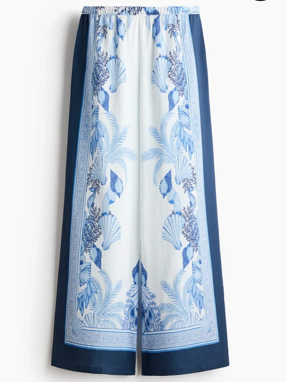 H&M Wide-Leg Lyocell Pants- L
